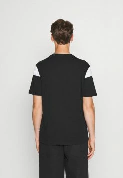 Pier One SLEEVE BLOCK NEW - Print T-shirt - Black/white -Pier One Shop 48926a5f5be049178c95de3df5e3c0ed