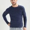 Pier One Jumper - Mottled Blue