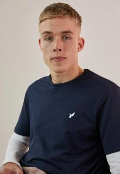 Pier One Basic T-shirt - Dark Blue