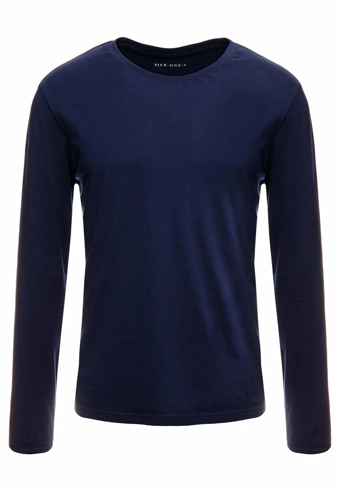 Pier One Long Sleeved Top - Dark Blue 4 Pier One Long Sleeved Top - Dark Blue - Image 4