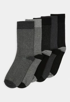 Pier One 5 PACK - Socks - Black