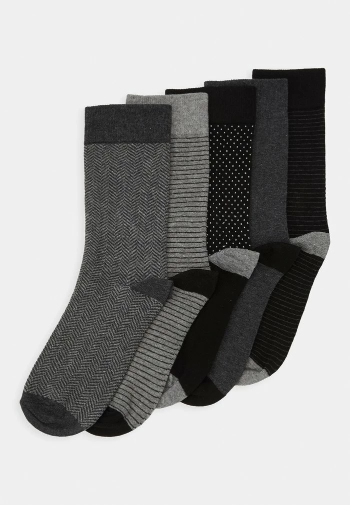 Pier One 5 PACK - Socks - Black 1 Pier One 5 PACK - Socks - Black