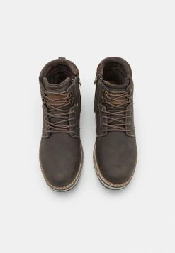 Pier One Lace-up Ankle Boots - Grey -Pier One Shop 4bfe7719c5604ed58ca3b8b8b406021f