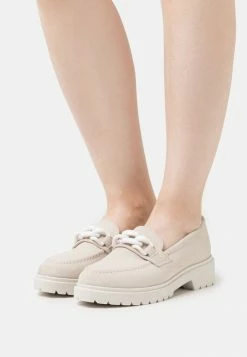 Pier One LEATHER - Slip-ons - Off-white