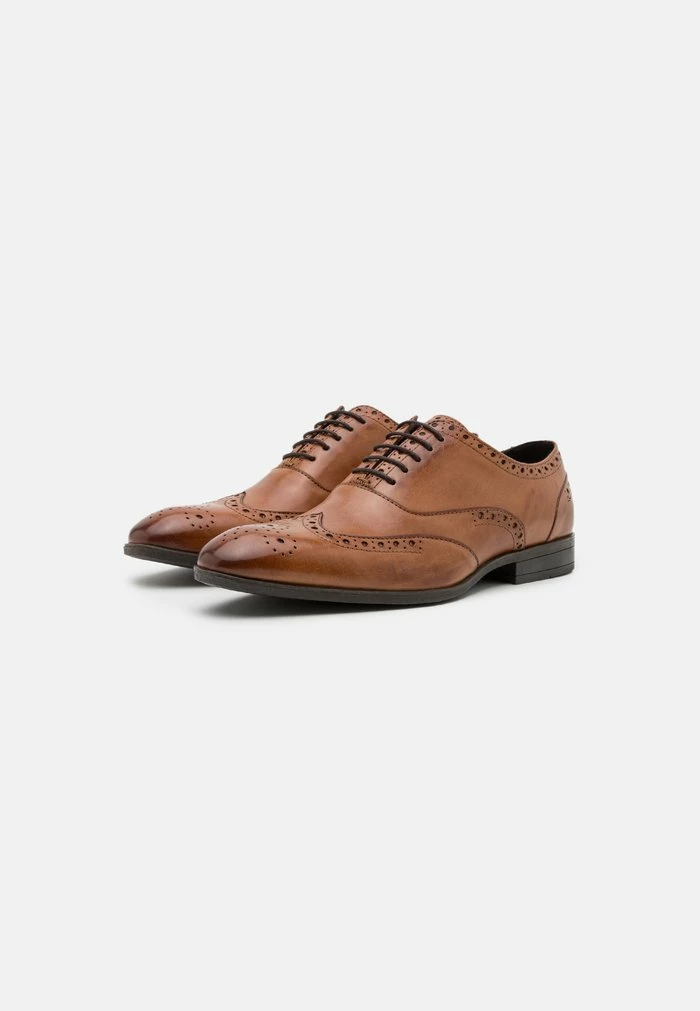 Pier One Smart Lace-ups - Cognac 2 Pier One Smart Lace-ups - Cognac - Image 2