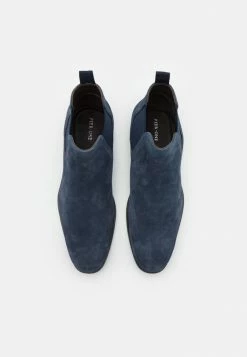 Pier One LEATHER - Classic Ankle Boots - Dark Blue -Pier One Shop 4e22ab6a009547dfa9a1da42f9866c97