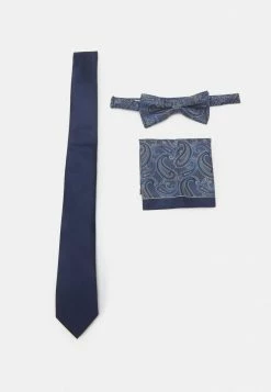 Pier One SET - Tie - Dark Blue