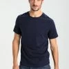 Pier One Basic T-shirt - Dark Blue