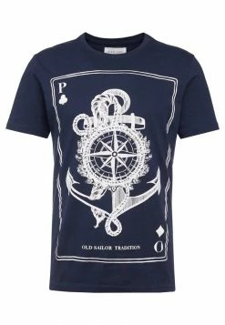 Pier One Print T-shirt - Dark Blue -Pier One Shop 501d5d59625d4986819c07ebea070572