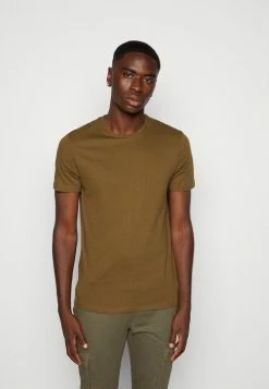 Pier One UNISEX 5 Pack - Basic T-shirt - Black /dark Blue/dark Green -Pier One Shop 524e4dd9ec2a47b3a1357fba6cff553f