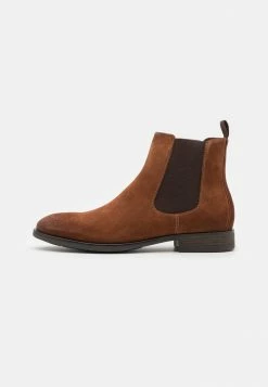 Pier One LEATHER - Classic Ankle Boots - Brown