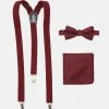 Pier One SET - Pocket Square - Bordeaux