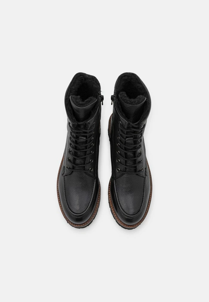 Pier One Lace-up Ankle Boots - Black 6 Pier One Lace-up Ankle Boots - Black - Image 6