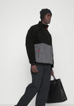 Pier One Fleece Jumper - Black/grey -Pier One Shop 5620bb7555b0426299990d946ee0d69b