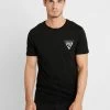 Pier One Print T-shirt - Black