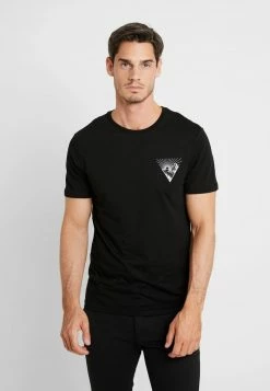Pier One Print T-shirt - Black