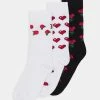 Pier One VALENTINES SOCK 3 PACK - Socks - Black/red/white