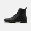 Pier One Lace-up Ankle Boots - Black
