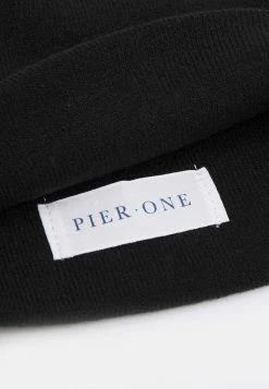 Pier One UNISEX - Beanie - Black -Pier One Shop 58c2633336e5426d8bb8934cb3ad31c1