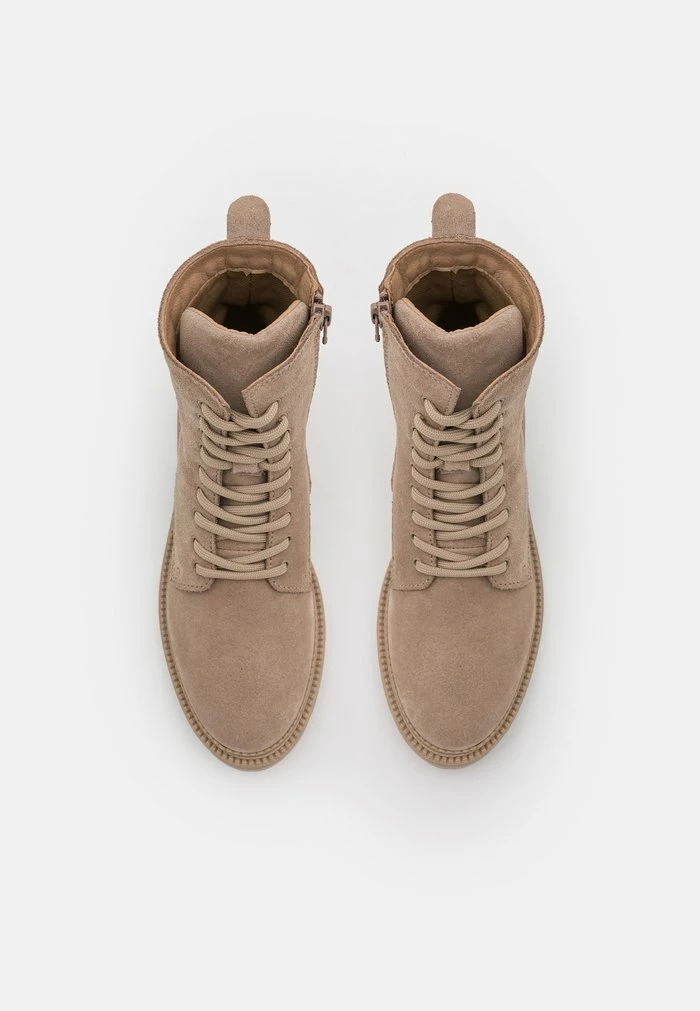 Pier One LEATHER - Lace-up Ankle Boots - Beige 6 Pier One LEATHER - Lace-up Ankle Boots - Beige - Image 6