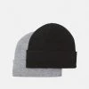 Pier One 2 PACK UNISEX - Beanie - Black/grey