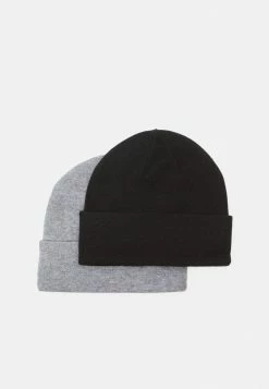 Pier One 2 PACK UNISEX - Beanie - Black/grey