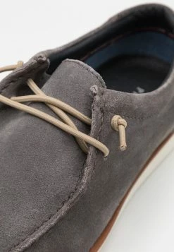 Pier One LEATHER - Casual Lace-ups - Grey -Pier One Shop 5b85277046b04036a3c6158b46d6a09a
