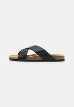 Pier One UNISEX - Slippers - Black