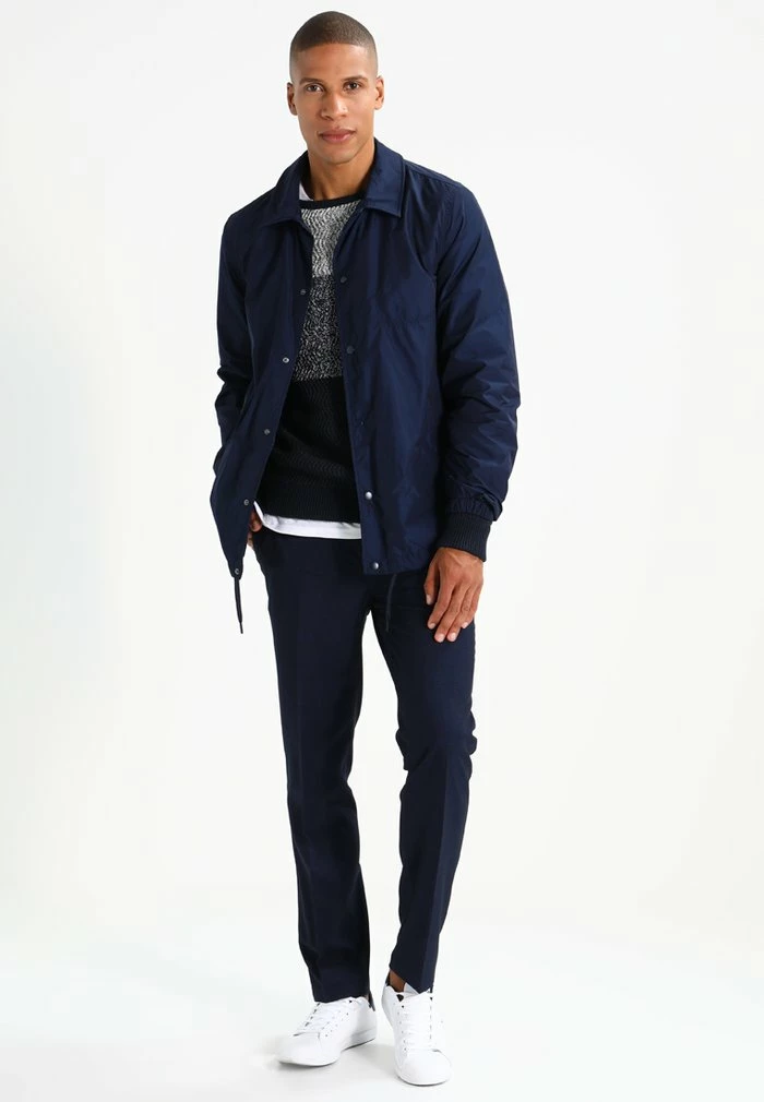 Pier One Jumper - Mottled Dark Blue 2 Pier One Jumper - Mottled Dark Blue - Image 2