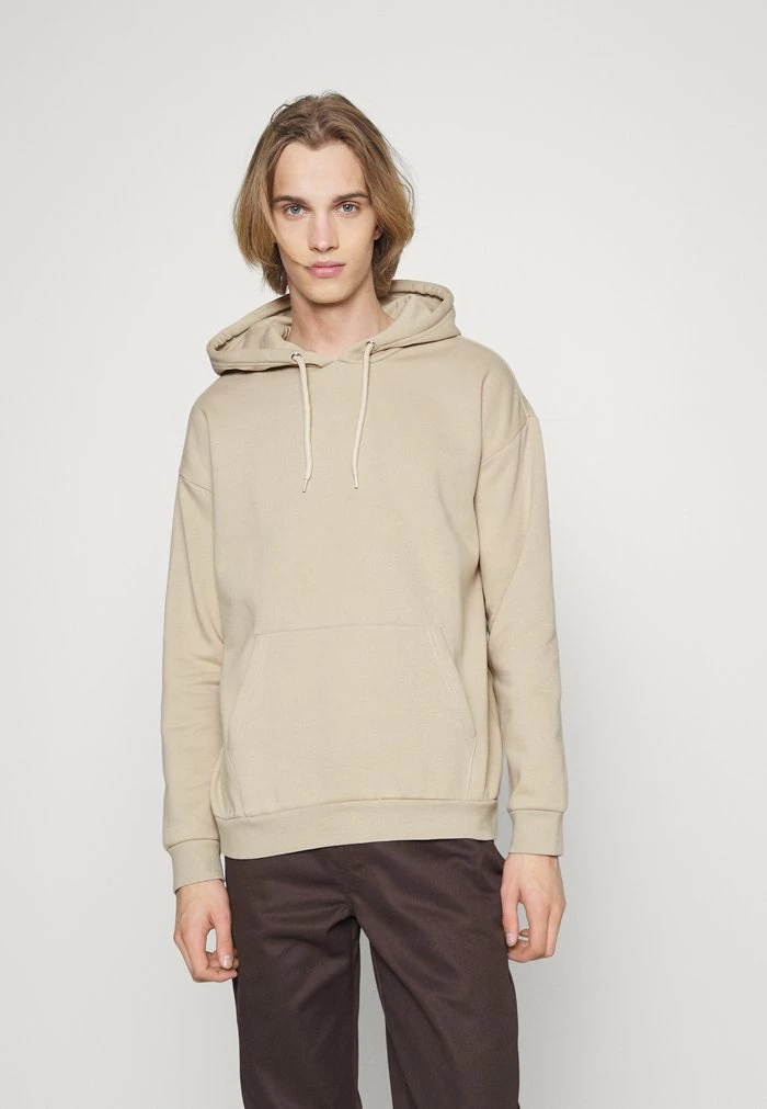 Pier One 2 PACK - Hoodie - Black/ Beige 2 Pier One 2 PACK - Hoodie - Black/ Beige - Image 2