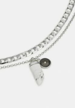 Pier One 2 PACK - Necklace - Silver-coloured -Pier One Shop 6059982b7e674e4589fc860598e8cfeb