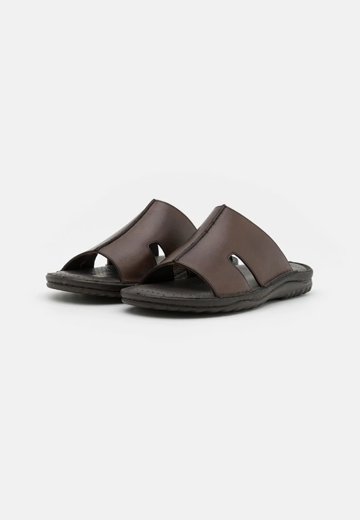 Pier One LEATHER - Mules - Brown 2 Pier One LEATHER - Mules - Brown - Image 2