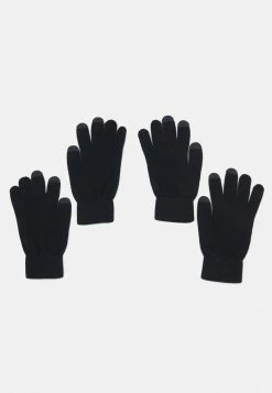 Pier One 2 PACK - Gloves - Black