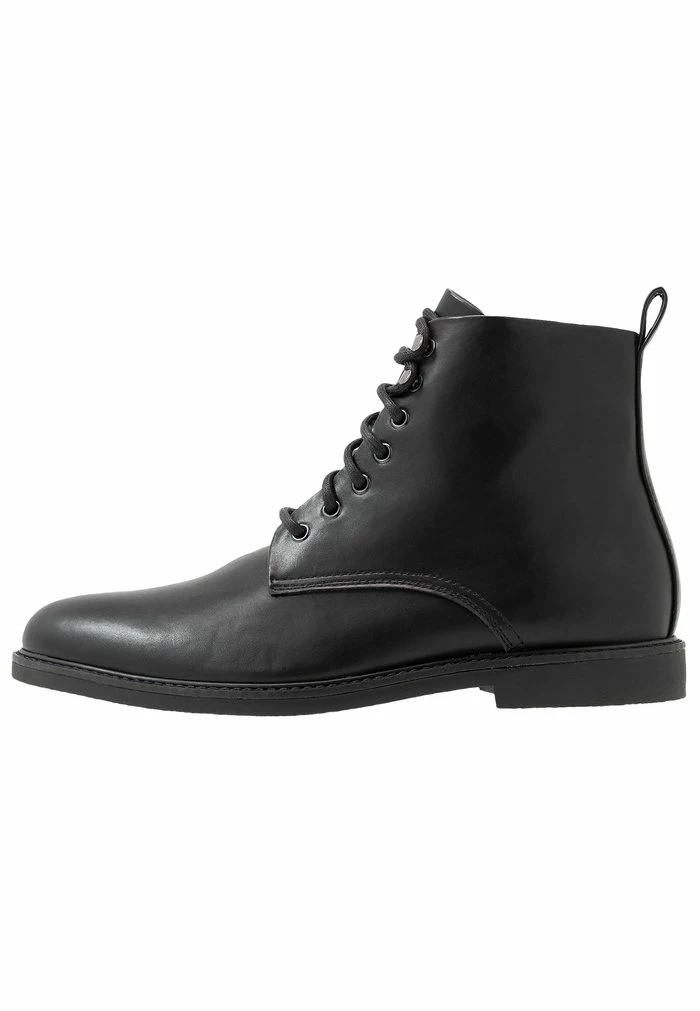 Pier One Lace-up Ankle Boots - Black 1 Pier One Lace-up Ankle Boots - Black