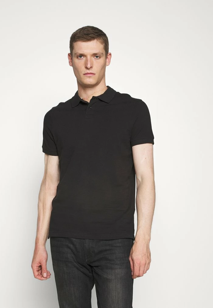 Pier One 3 PACK - Polo Shirt - Black/dark Blue/white 4 Pier One 3 PACK - Polo Shirt - Black/dark Blue/white - Image 4