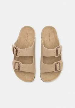 Pier One LEATHER UNISEX - Mules - Beige -Pier One Shop 658db7c748df48419a27fd940a9ac1ce