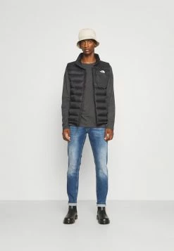 Pier One 2 PACK - Long Sleeved Top - Dark Grey/black