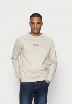 Pier One CRAFTED GOODS CREW - Sweatshirt - Off-white