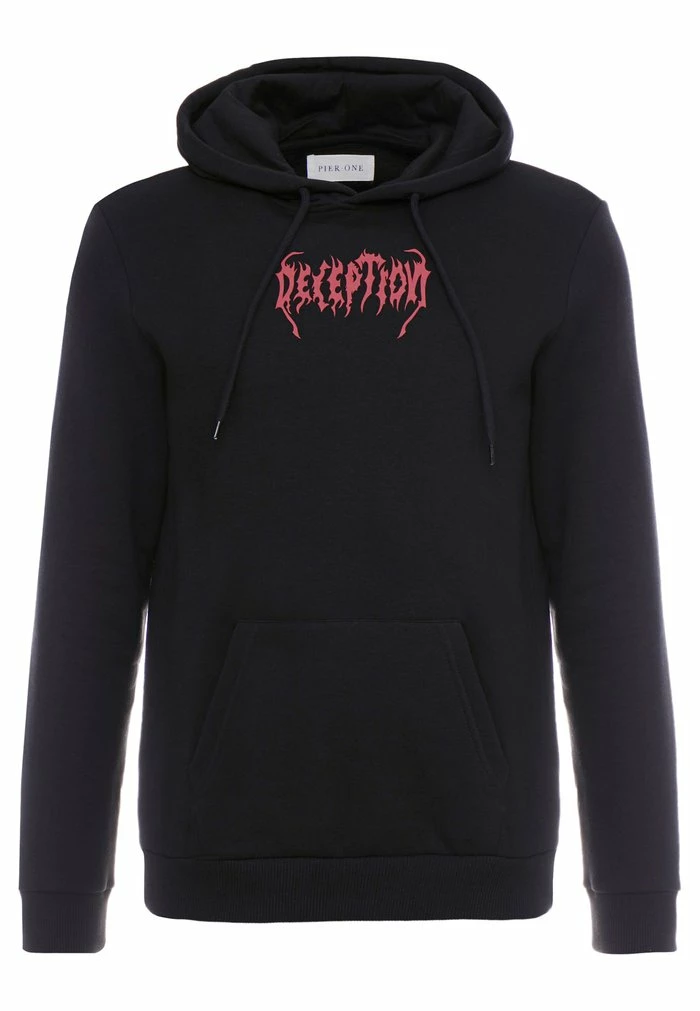 Pier One UNISEX - Hoodie - Black 4 Pier One UNISEX - Hoodie - Black - Image 4