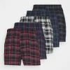 Pier One 5 PACK - Boxer Shorts - Black /dark Blue /dark Green