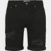 Pier One Denim Shorts - Black