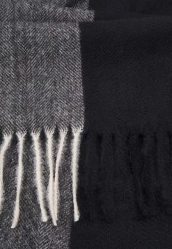 Pier One UNISEX - Scarf - Black/grey -Pier One Shop 6a60c9808b6744fe8bbe4af4f8822805