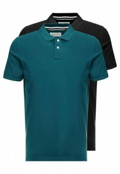 Pier One 2 PACK - Polo Shirt - Petrol/black -Pier One Shop 6a81d40f00cf49c7b1224c1fa409f937