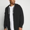 Pier One Zip-up Sweatshirt - Black