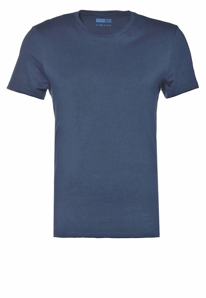 Pier One Basic T-shirt - Dark Blue 5 Pier One Basic T-shirt - Dark Blue - Image 5