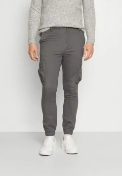 Pier One Cargo Trousers - Dark Grey