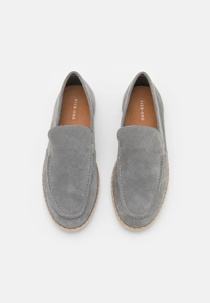 Pier One LEATHER - Espadrilles - Grey 4 Pier One LEATHER - Espadrilles - Grey - Image 4