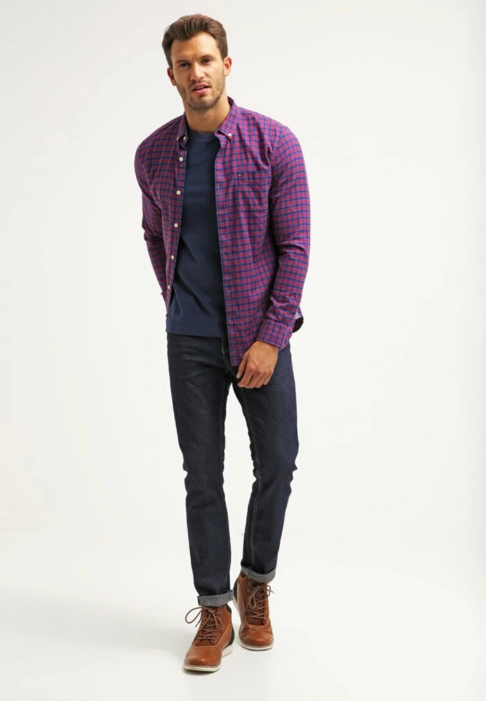 Pier One Basic T-shirt - Dark Blue 2 Pier One Basic T-shirt - Dark Blue - Image 2