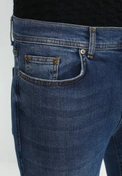 Pier One Slim Fit Jeans - Mid Blue Denim -Pier One Shop 6ee3cb16b17f4d70a70f5ee038f67457
