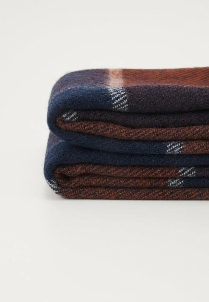 Pier One UNISEX - Scarf - Brown/blue 3 Pier One UNISEX - Scarf - Brown/blue - Image 3